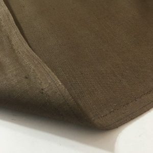 Pure Linen Fabric Brown