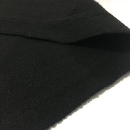 1,7m schwarz-braun Kaschmir Mantelwolle Wolle Stoff Velour Wolltuch Sonderposten 