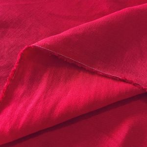 Light Red 100% Pure Linen Fabric
