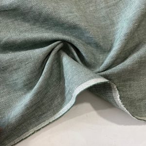 Italian Linen Fabric Soft Green