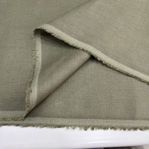 Imported 100% Linen Fabric Soft Green